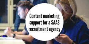 Content marketing for SAAs agency